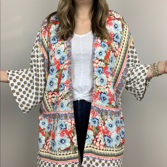 Dream In Color Kimono Umgee Plus Size XL - Picture 7 of 8